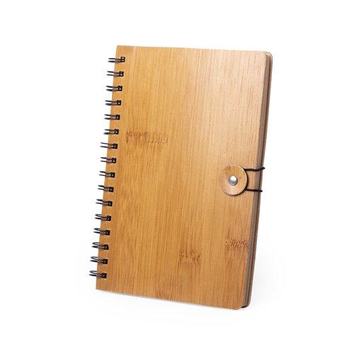 Bamboe notitieboek met knoop - Image 1